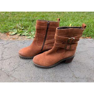 Vintage Foundry Co Womens Charmaine Handmade Burnished Rugged Camel Size 8.5